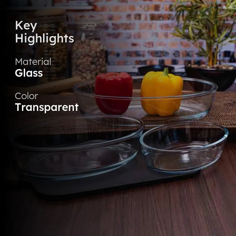 Bake O'Fav Baking Tray (Oval) - Set of Three media 2