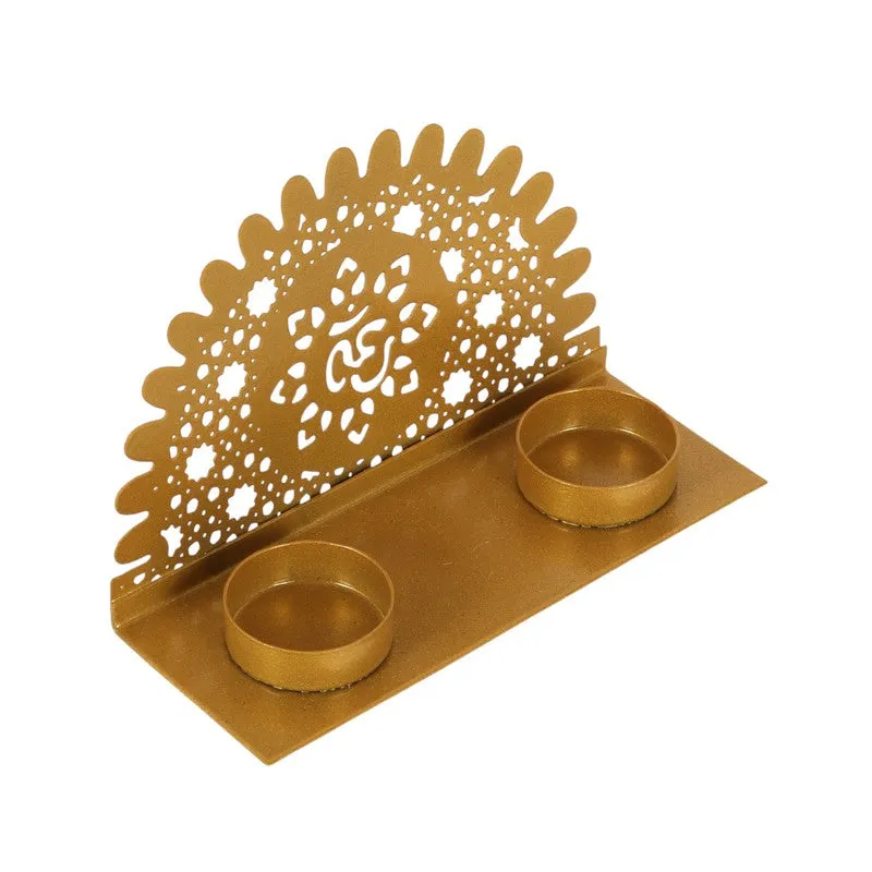 EthnicGold Tealight Holder media 5