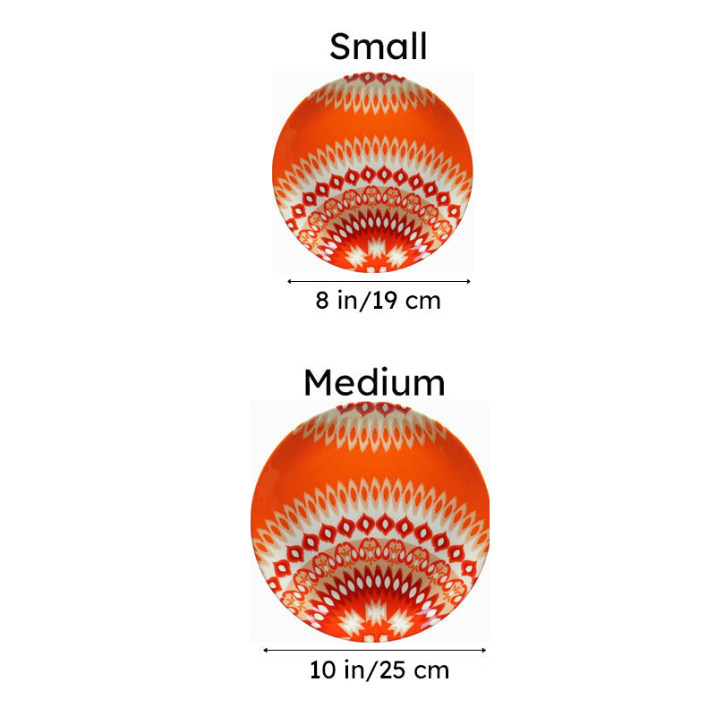 Ikkat Wave Decorative Plate media 6