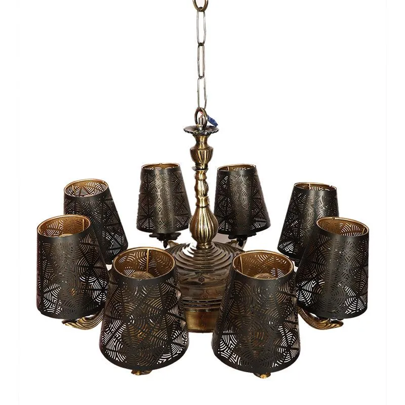 Chromo Etched Vilona Ceiling Lamp media 4