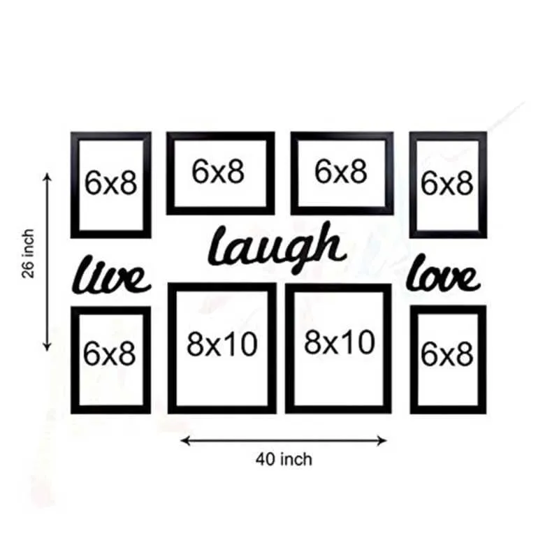 Live Laugh Love Frames - Set Of Eight media 5