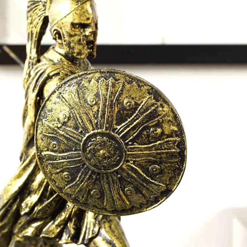 Warrior Of Troy Painted Resin Showpiece media 6