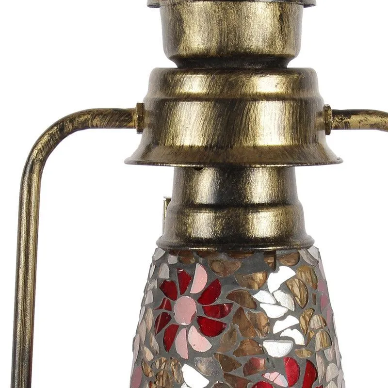 Phoolkari Mosaic Lantern Iron Table Lamp media 5