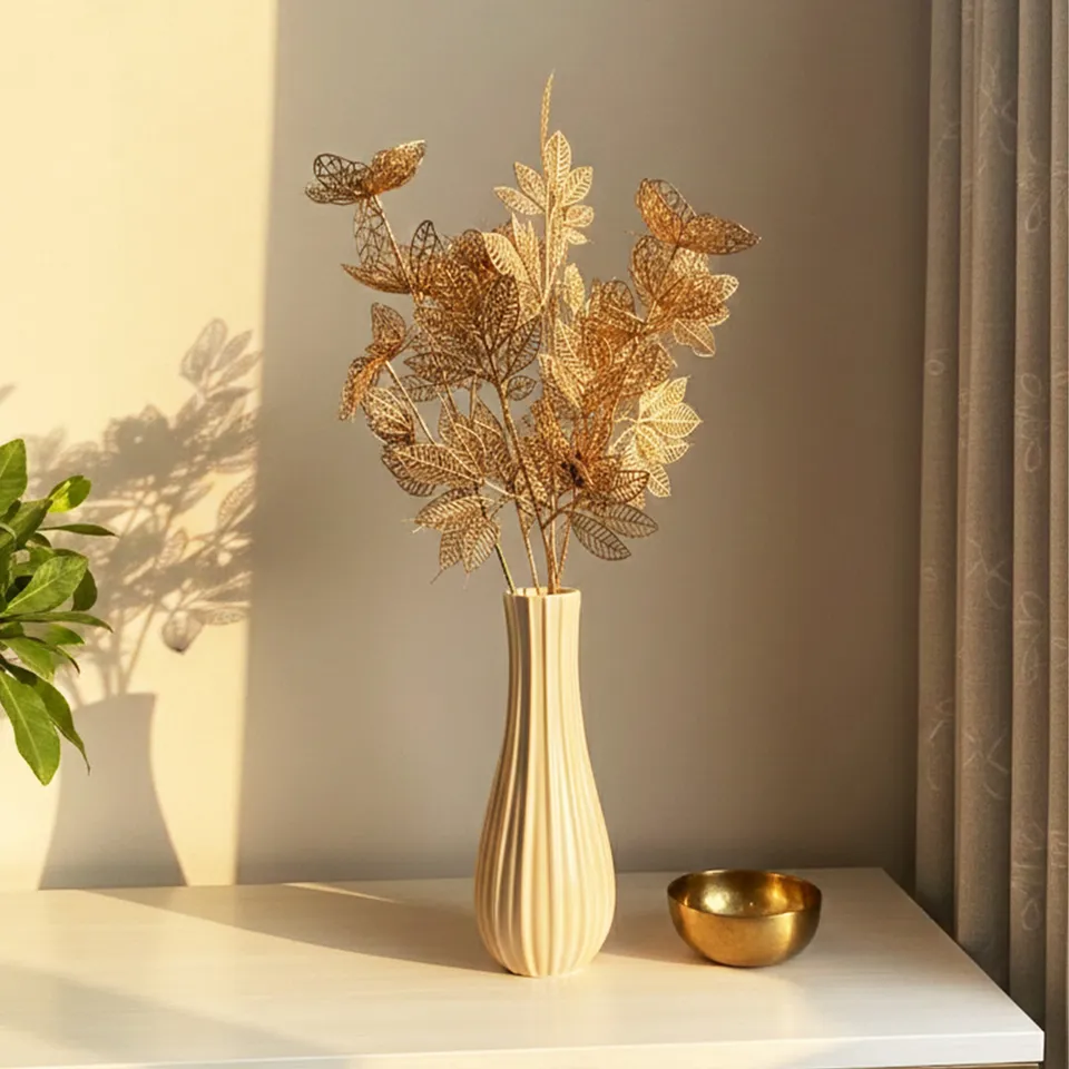 Foliage Butterfly Artificial Stems- Set Of Two media 1