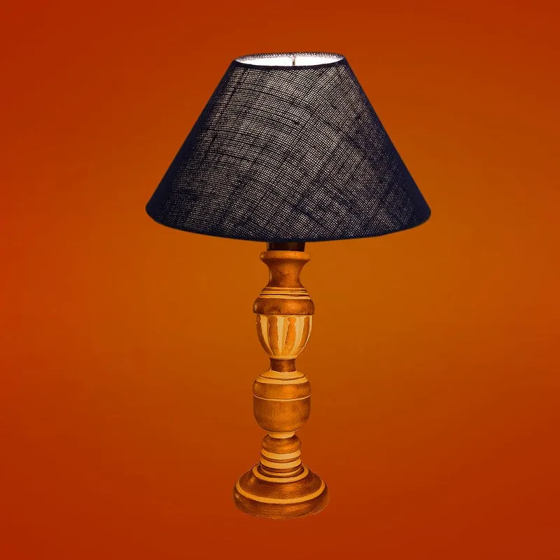 Zenrae Flux Wooden Table Lamp - Blue media 7