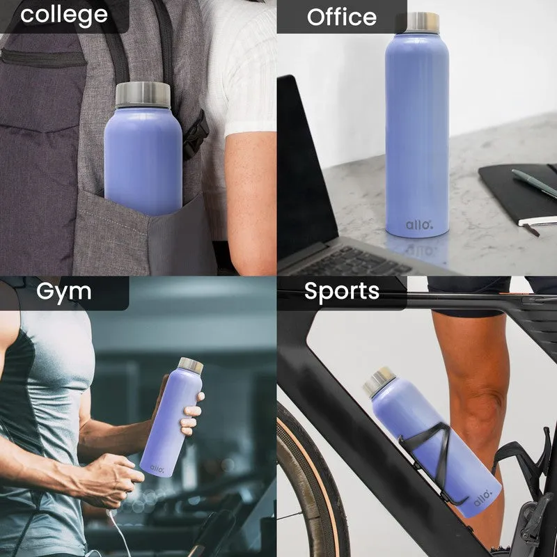 HydroLuxe Stainless Steel Water Bottle (950 mL Each) - Set Of Five media 5