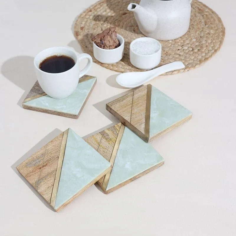 Odette Mangowood Coaster - Set Of Four media 3