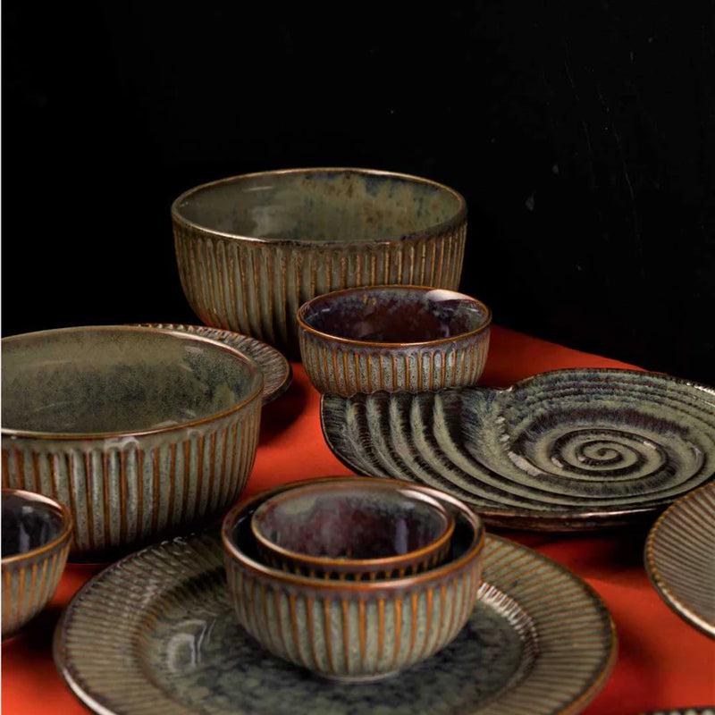 Sragen Handmade Dinner Set - 82 Piece Set