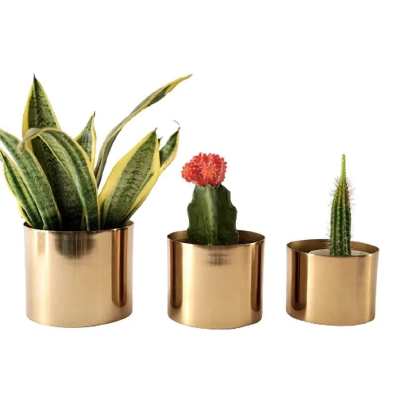 Maude Metal Planter - Set Of Three media 5