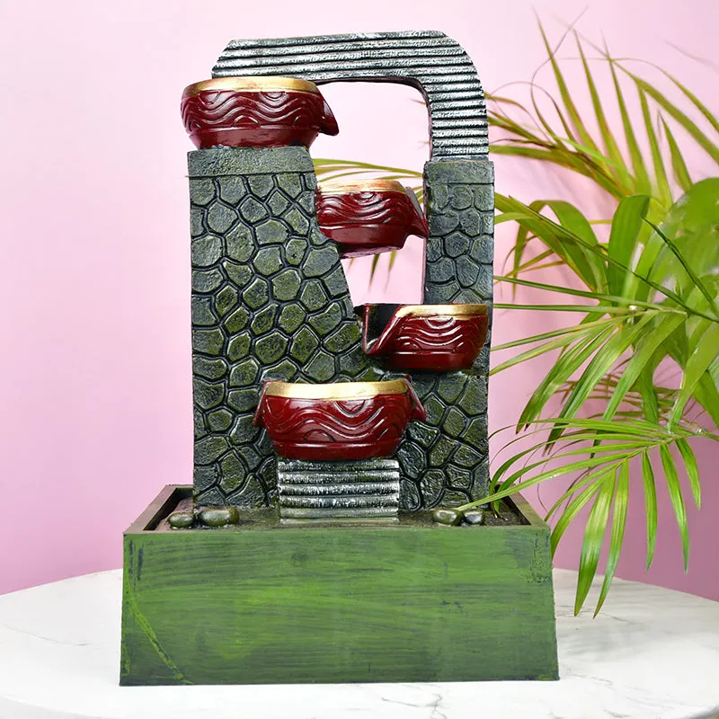 Zen Waterfalls Tabletop Fountain media 1