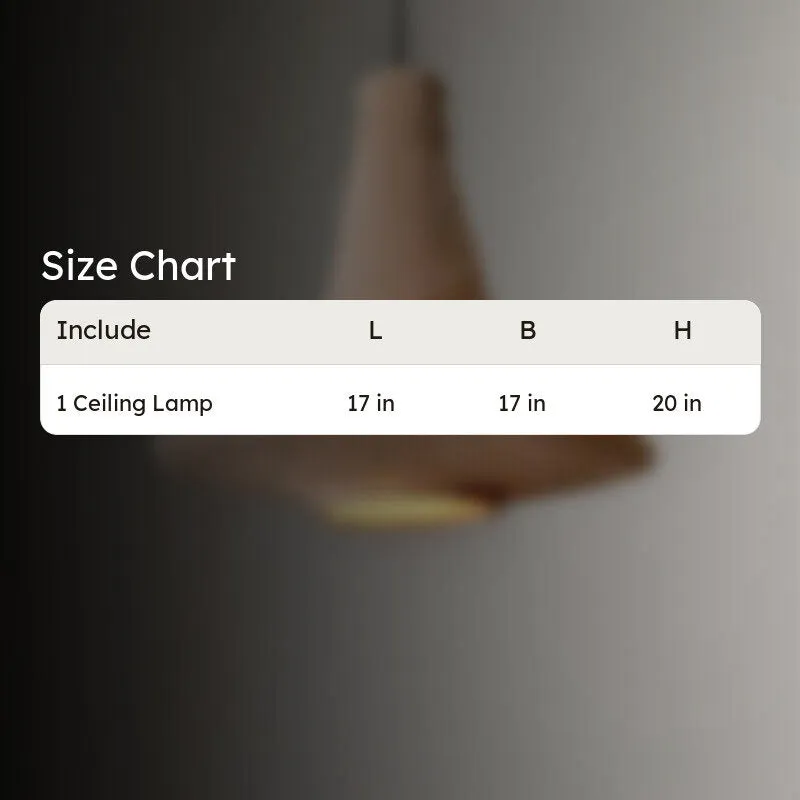Fig Living Earth Pendant Cotton Ceiling Lamp - Beige media 7