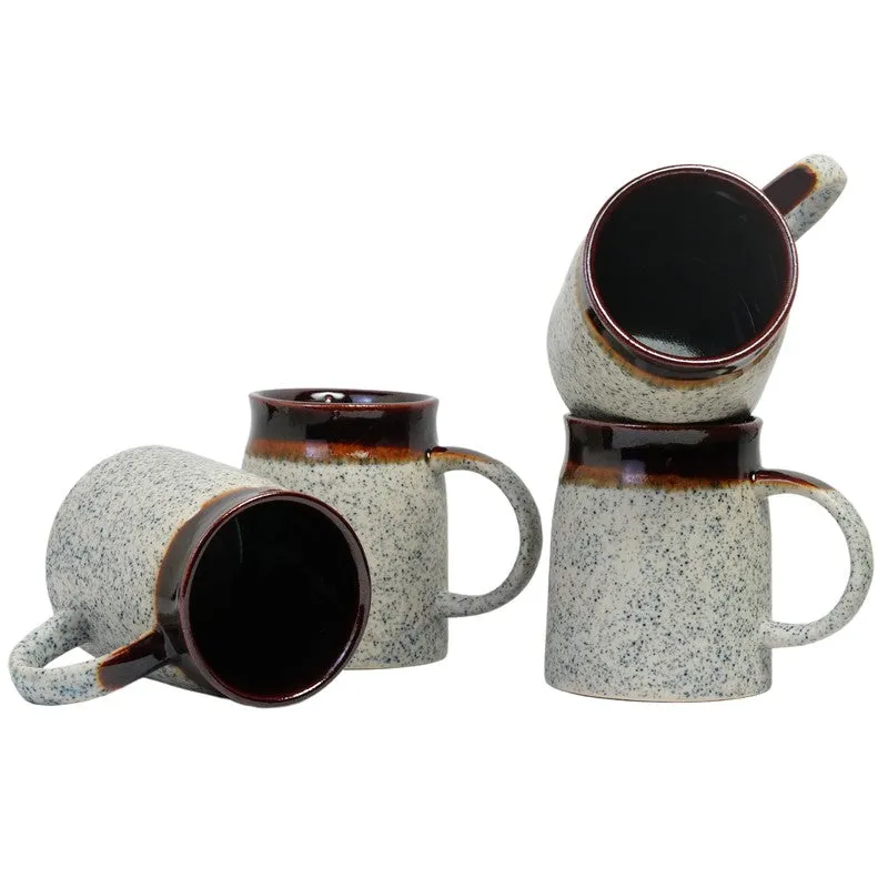 Ceramic Ceramic Coffee Mug (450 mL Each) - Set Of Four media 3