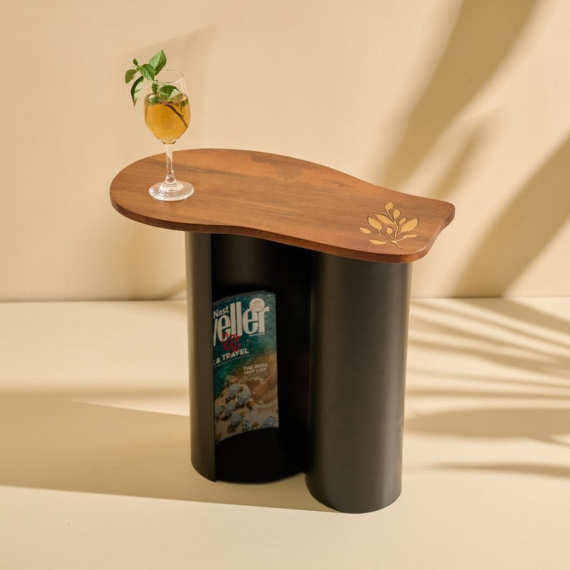 Folio Wooden Accent Table