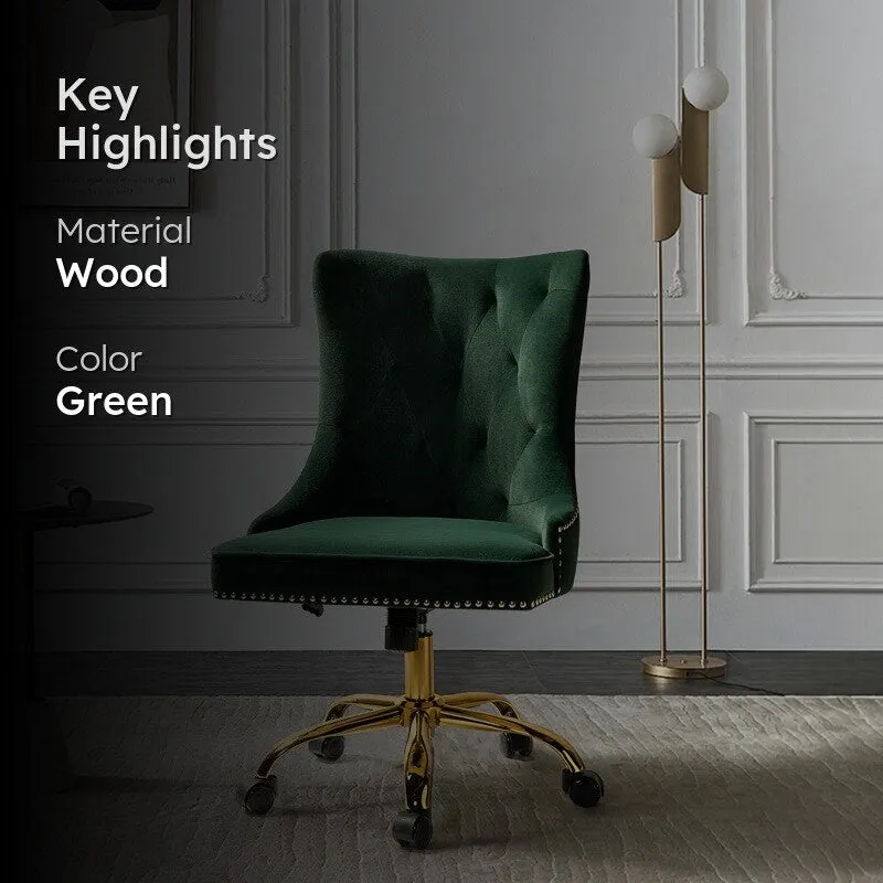 Seatra Neem Wood Office Chair - Green media 2