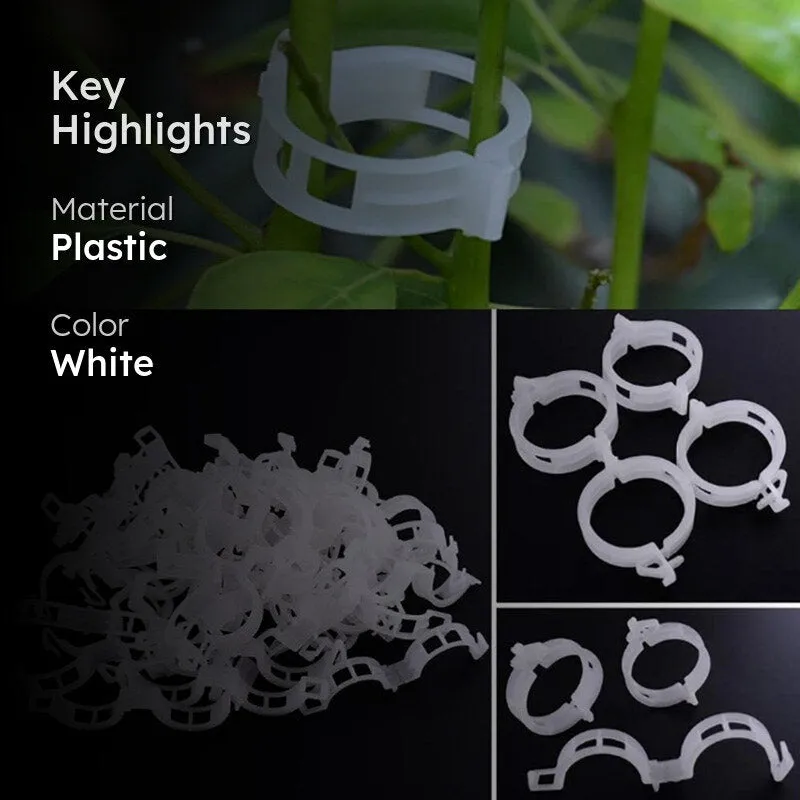 Plant Pro Garden Clip (White) - Set Of Fifty media 2
