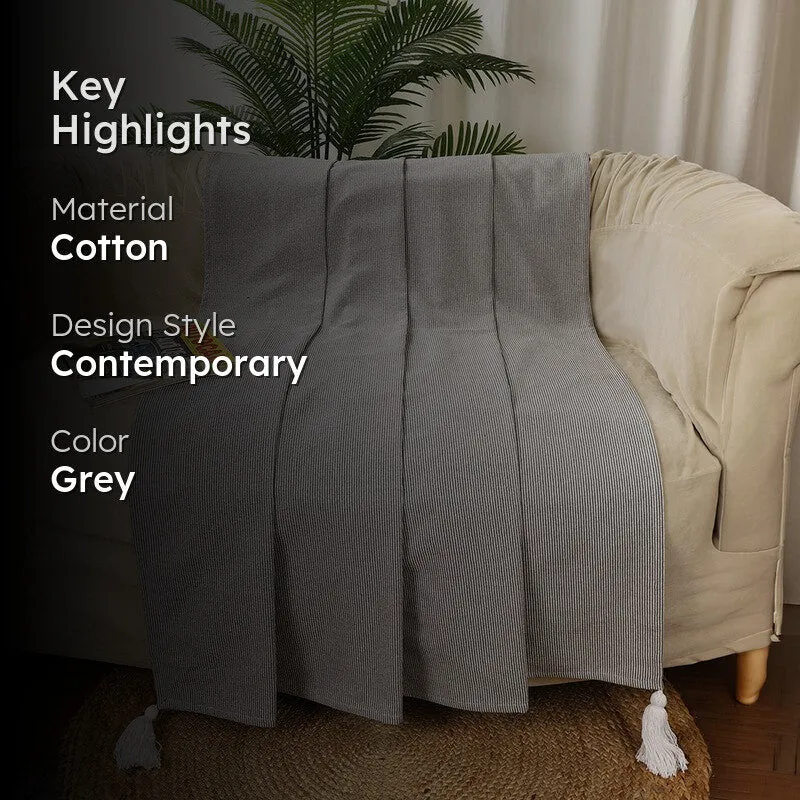GeoRipple Cotton Throw media 2
