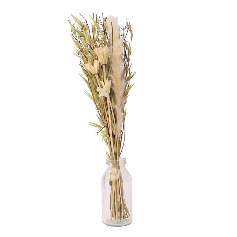 Theola Vase With Dry Flowers - Bleach media 4