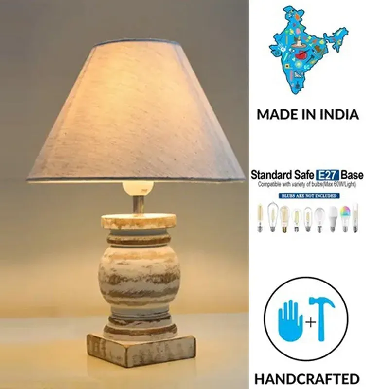 Aliora Nova Wooden Table Lamp - White media 4