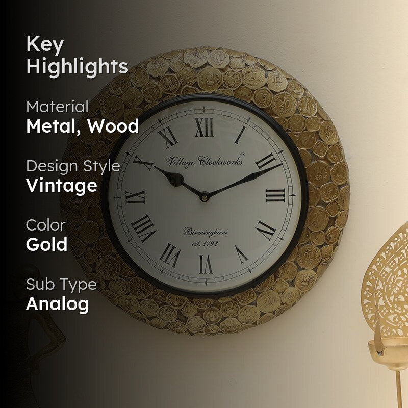 Grandeur Time Analog Wall Clock media 2