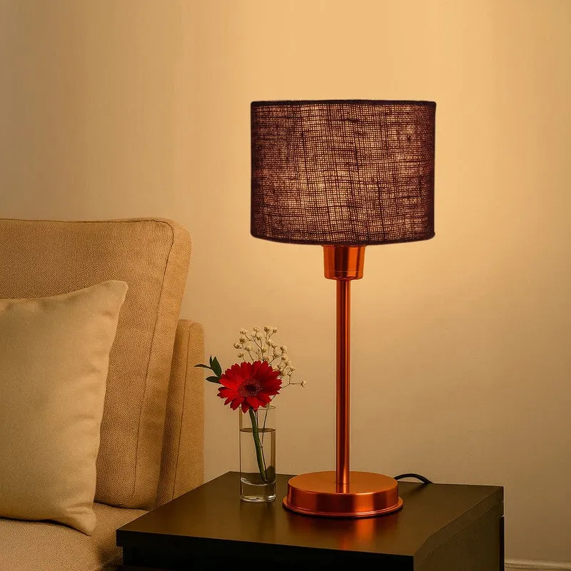 Kavira Lumo Metal Table Lamp - Brown media 3