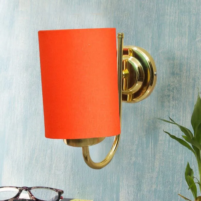 Galora Hepa Fabric & Metal Wall Lamp - Orange media 3