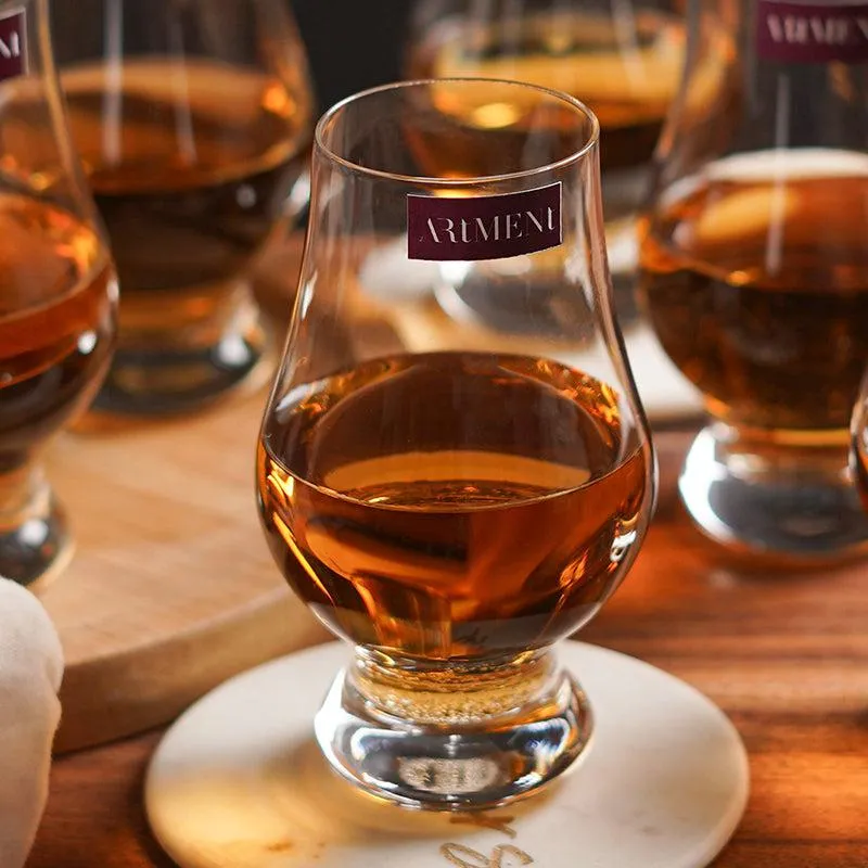 Petal Bloom Whiskey Glasses (200 mL Each) - Set Of Four media 4
