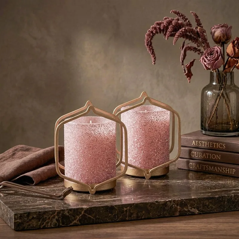 Suzette Double Votive - Baby Pink media 4