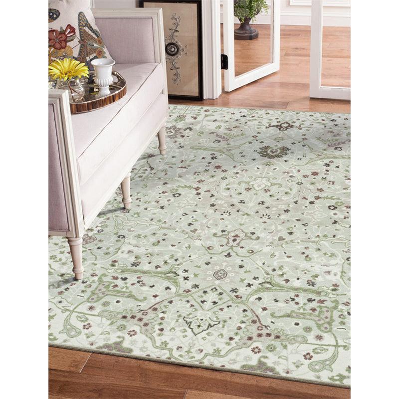 Ruba Ethnic Carpet - White media 3