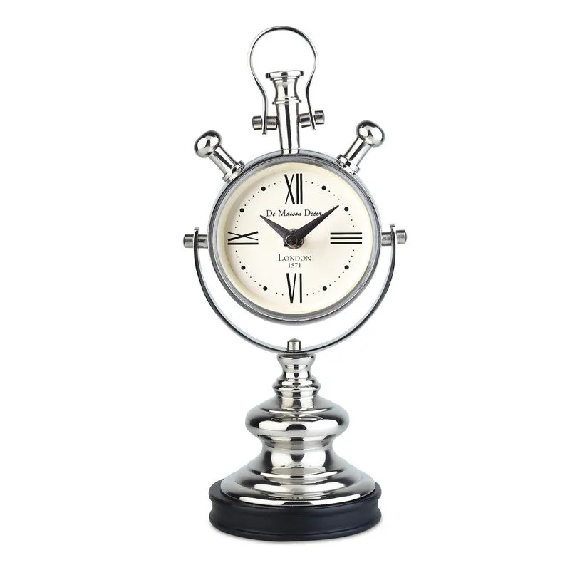 TickLine Table Clock - Silver media 4