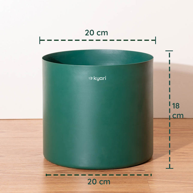 Kyari Zen Green Metal Planter media 6