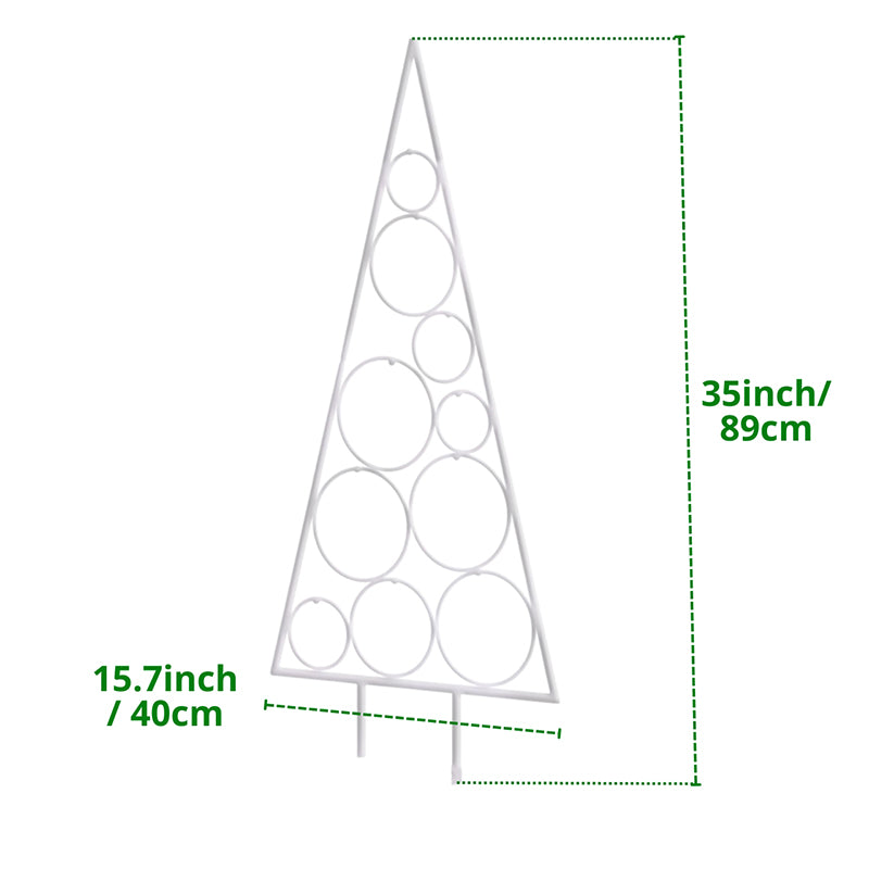 Nova Fir Trellis Metal Planter Stand - White media 8