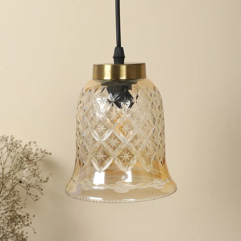Bell Curve Elegant Glass Pendant Lamp media 5