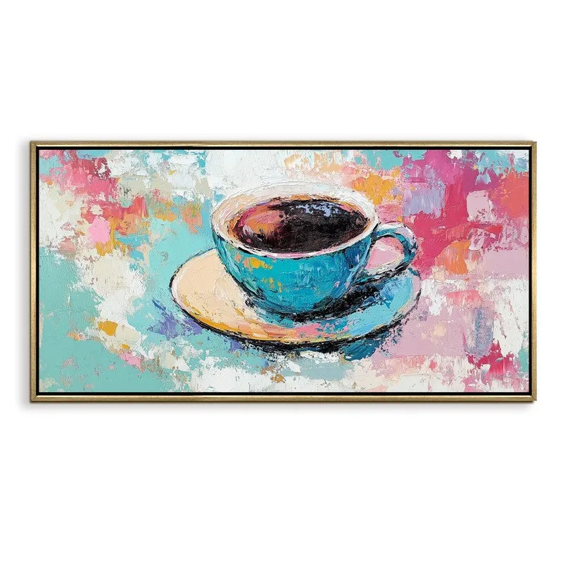 Ceramic Canvas Wall Painting With Frame media 3