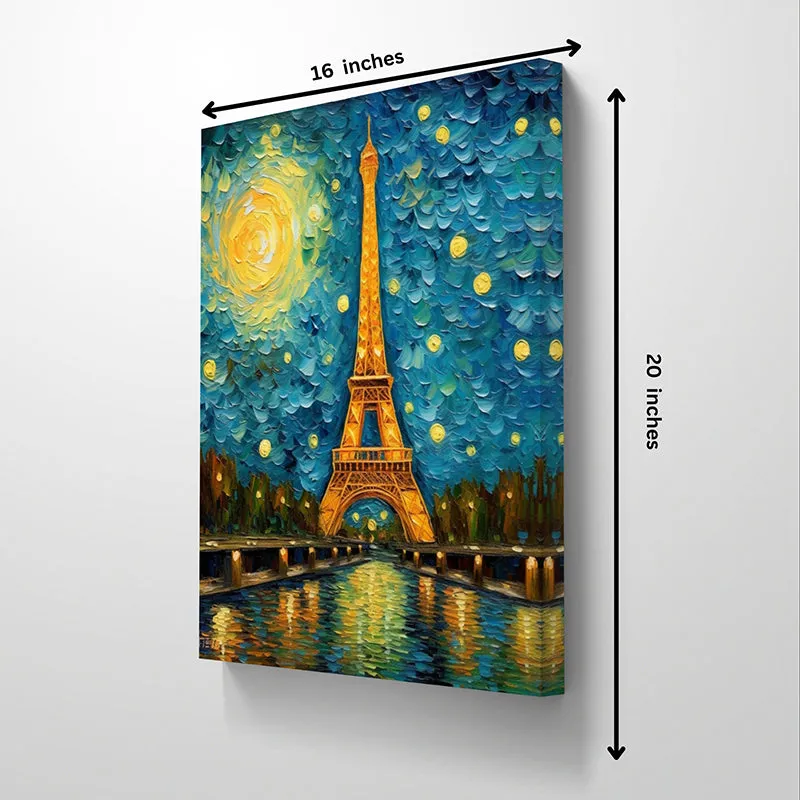 Sparklers & Eiffel Wall Painting media 5