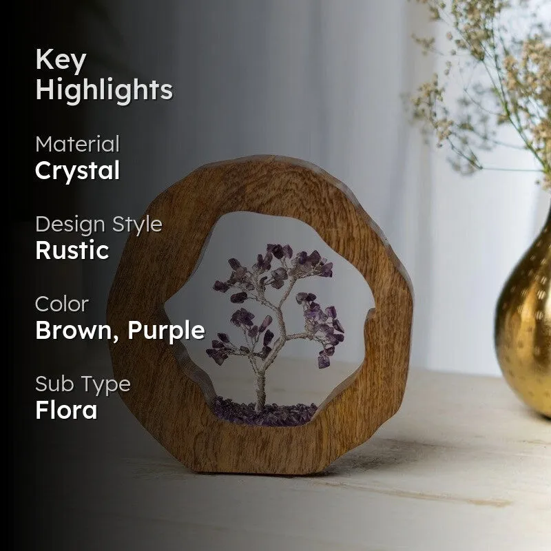 Crystal Tree Showpiece - Amethyst media 2