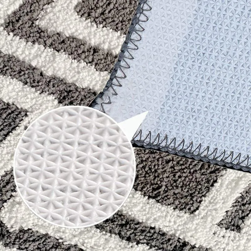 Luxe Plush Micro Fiber Runner Rug - grey media 5