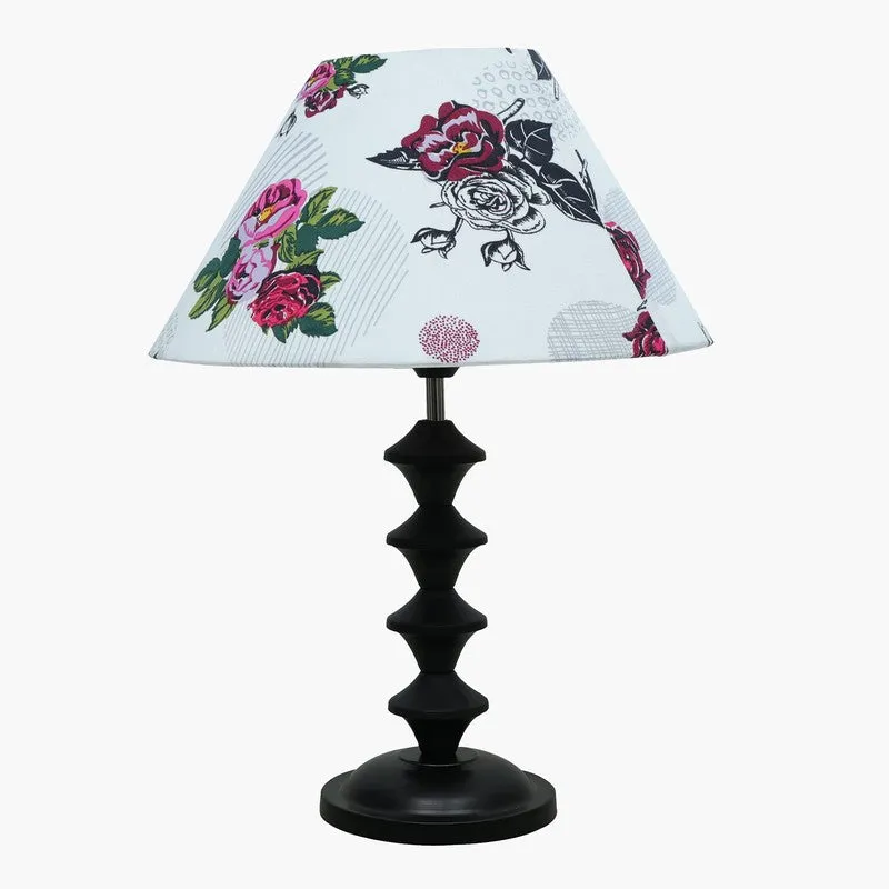 Gracie Bell Metal Stand Fabric Table Lamp - Multicolor media 3