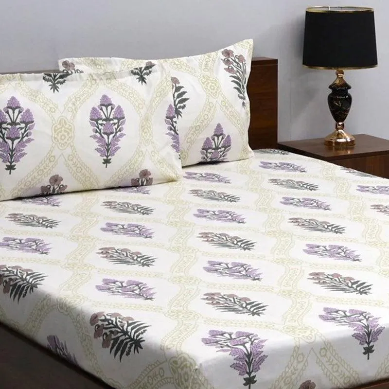Bina Ethnic Microfiber Bedsheet - 120 GSM media 4