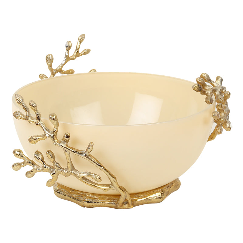 Roscoe Branched Accent Bowl - Cream media 4