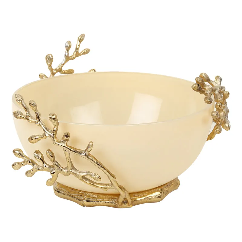 Roscoe Branched Accent Bowl - Cream media 4