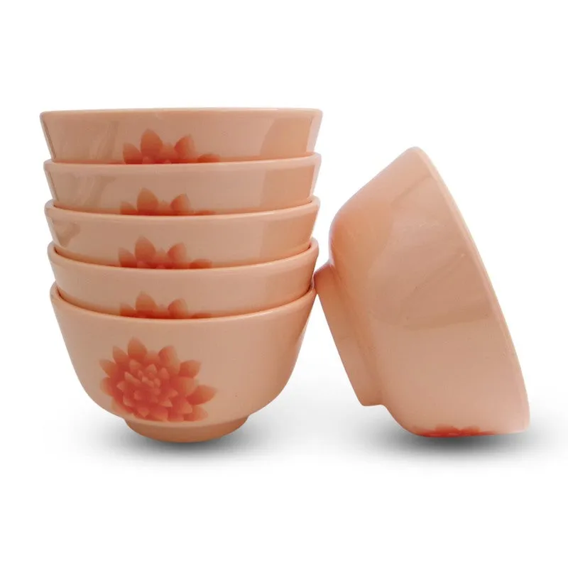 Aura Snack Melamine Snack Bowls (140 mL Each) - Set of Six media 9