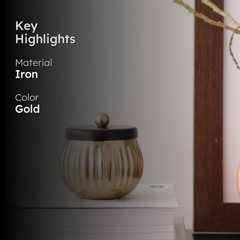 Rava Storage Jar - Gold media 2