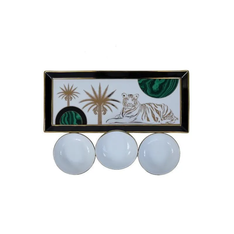 Aisling Tray & Nut Bowl Snack Set - Set Of Three media 3