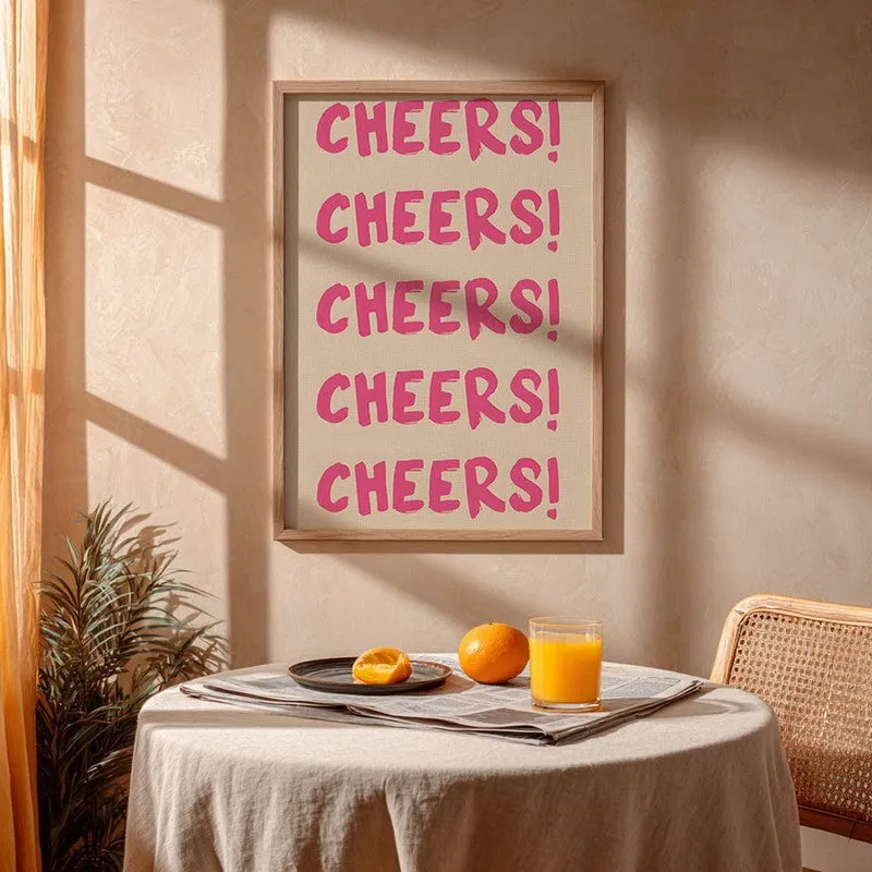 CheersLoop Archival Canvas Wall Art - Brown media 4