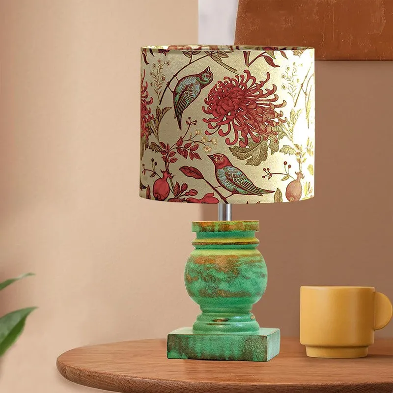 BirdWhirl Wooden Table Lamp media 3