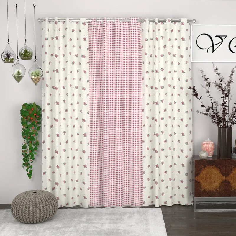 Petal Radiance Haven Curtains - Set of Three media 1