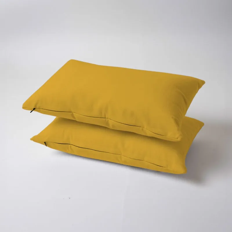 Leslie Sofa Cushion (Mustard Yellow) - Set Of Two media 4
