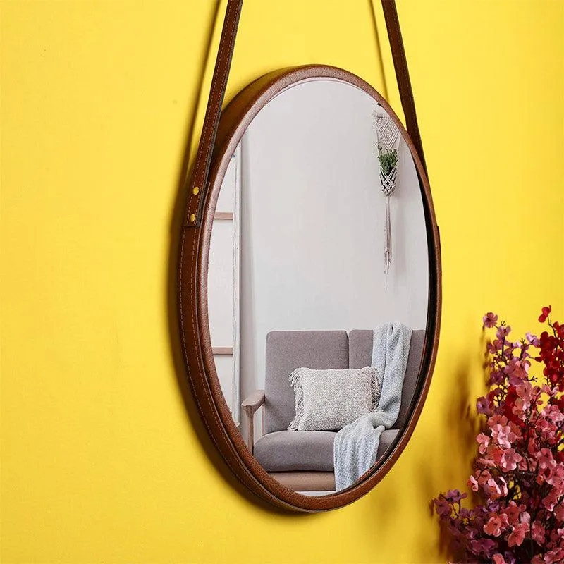 Maku Wall Mirror - Brown media 1
