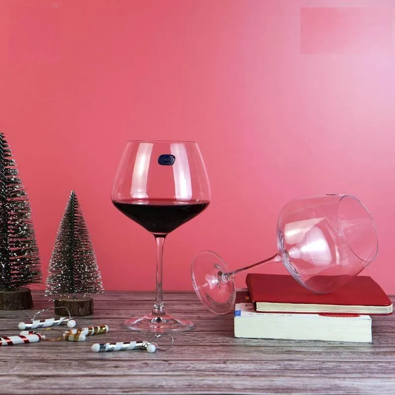 Stella Bohemia Crystal Red Wine Glasses (580 ML) - Set Of Six media 3