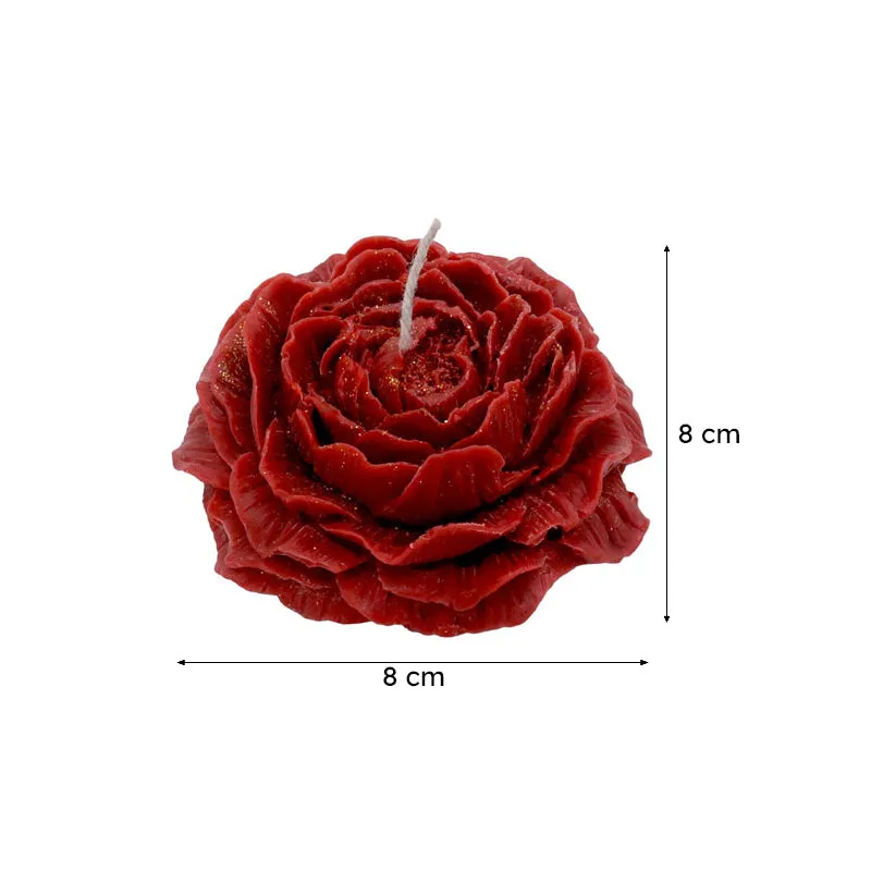 Bloom Flame Rose Scented Candle - Set Of Two media 6